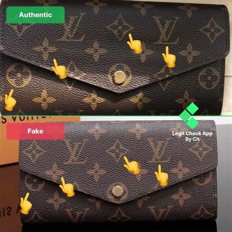 how to know if a louis vuitton wallet is real|authentic louis vuitton women wallet.